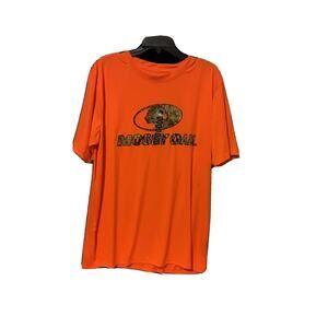 Mossy Oak Size L Bright Orange Tee New With Tags